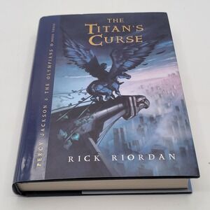 Rick Riordan The Titan's Curse Hardcover 1st Edition Book 3 Percy Jackson EX con